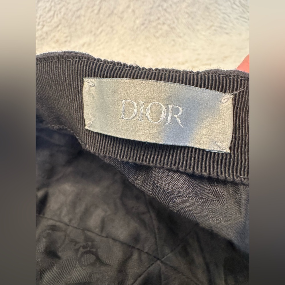 EUC Dior x Stussy Cap in Black & White RARE - Picture 10 of 13